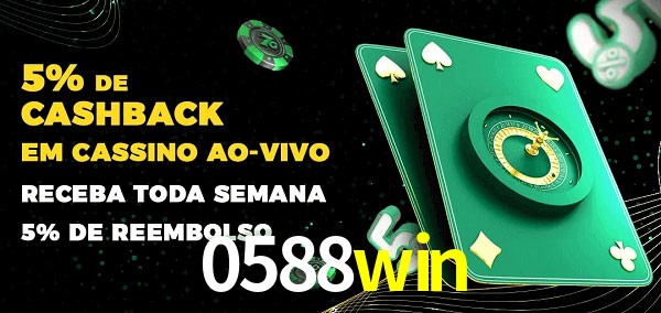 Promoções do cassino ao Vivo 0588win